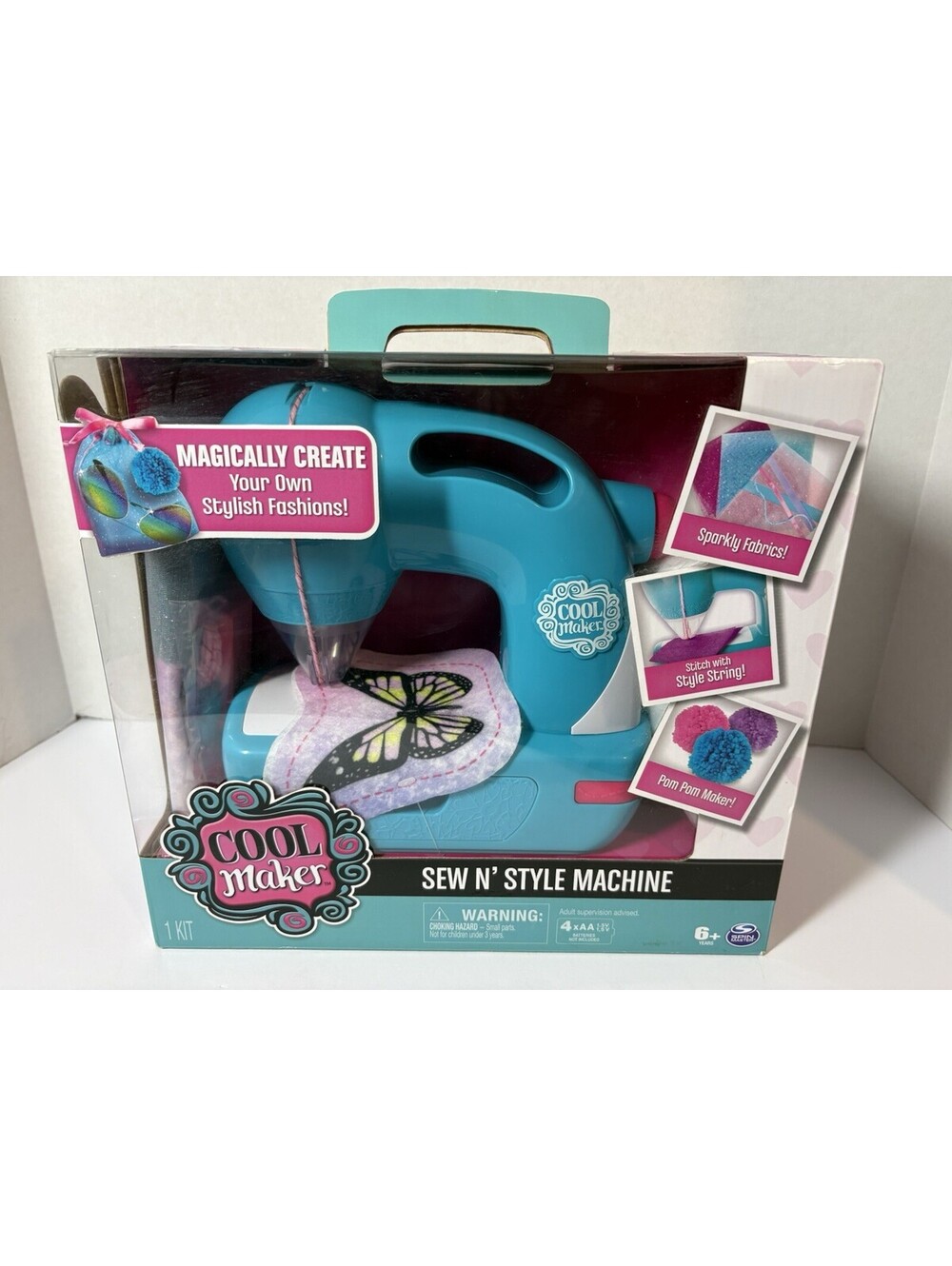 NEW Cool Maker – Sew N’ Style Sewing Machine with Pom Pom Maker Attachment